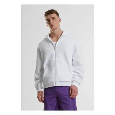 Urban Classics Fluffy Zip Hoody white