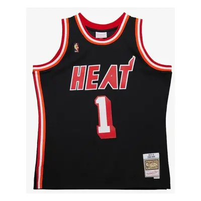 Mitchell & Ness Miami Heat #1 Chris Bosh Dark Jersey black