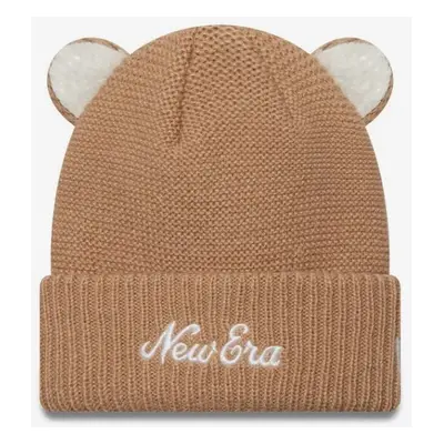 Gyerek Téli Child New Era Teddy Bear Ears Beige Cuff Knit Beanie Hat