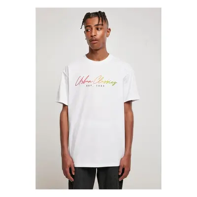 Urban Classics Script Logo Tee white