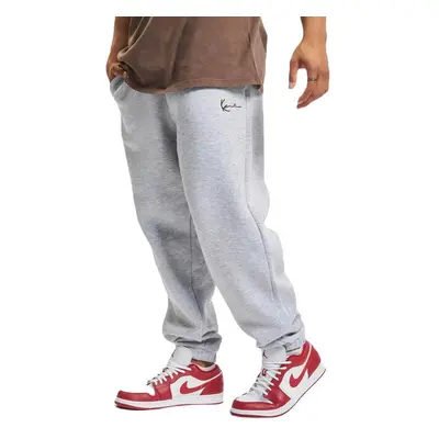 Melegíto nadrág Karl Kani SMALL SIGNATURE ESSENTIAL RELAXED FIT CUFFED SWEATPANTS grey