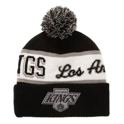 Mitchell & Ness NHL Block Sweep Pom Knit Los Angeles Kings black