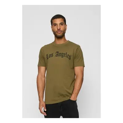 Mr. Tee Los Angeles Wording Tee olive