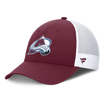 Fanatics NHL Authentic Pro Rink Structured Adjustable Snapback Colorado Avalanche Dark Garnet/Wh