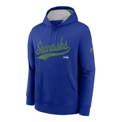 Nike Men's NFL Seattle Seahawks Nike Club Fleece Pullover Hoodie royal