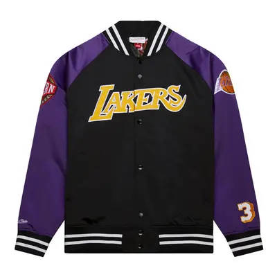 Mitchell & Ness Los Angeles Lakers NBA Lightweight Satin Jacket Vintage Magic Johnson black