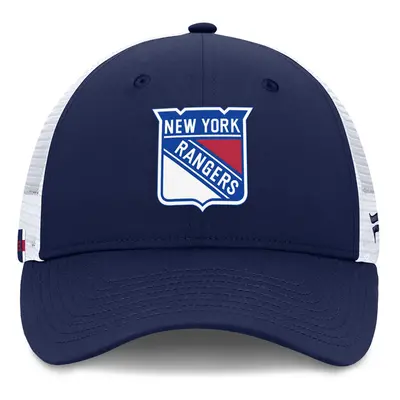 Fanatics NHL Authentic Pro Rink Structured Adjustable Snapback New York Rangers Athletic Navy/Wh