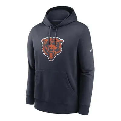 Nike Men's NFL Chicago Bears Nike Club Fleece Pullover Hoodie marine