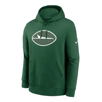 Nike Men's NFL New York Jets Nike Club Fleece Pullover Hoodie green