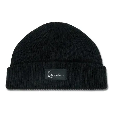 Téli sapka Karl Kani Woven Signature Essential Fisherman Beanie black