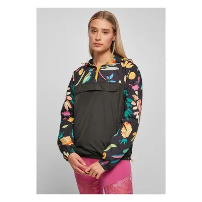 Urban Classics Ladies Mixed Pull Over Jacket blackfruity