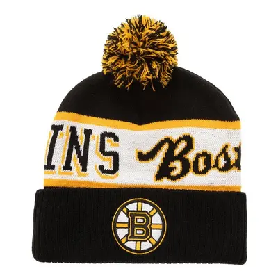 Mitchell & Ness NHL Block Sweep Pom Knit HWC Boston Bruins black