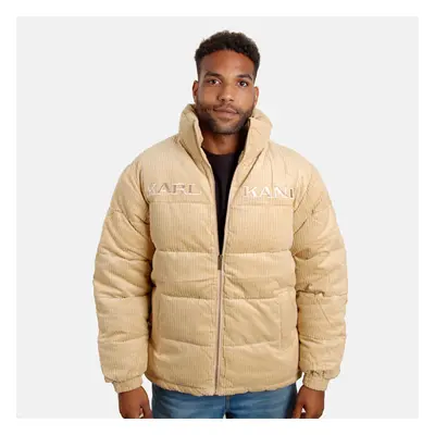 Téli kabát Karl Kani Retro Corduroy Puffer Jacket sand