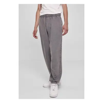 Urban Classics Acid Wash Sweatpants asphalt