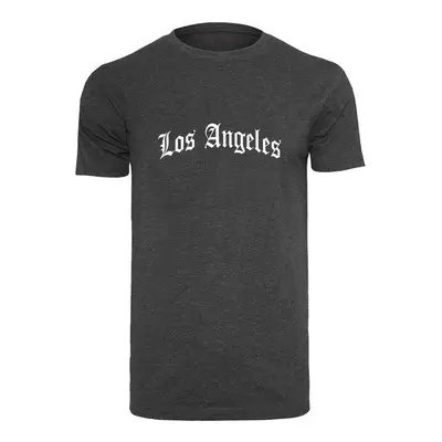 Mr. Tee Los Angeles Wording Tee charcoal