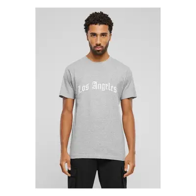 Mr. Tee Los Angeles Wording Tee heather grey