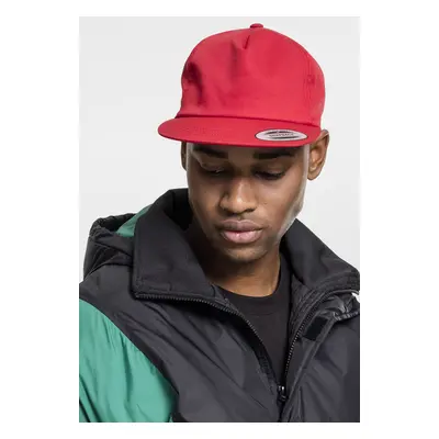 Urban Classics Unstructured 5-Panel Snapback red