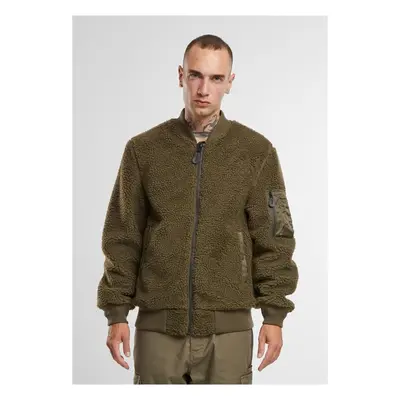 Brandit MA1 Sherpa Jacket olive