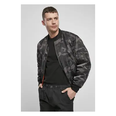 Brandit MA1 Camo Bomber Jacket darkcamo