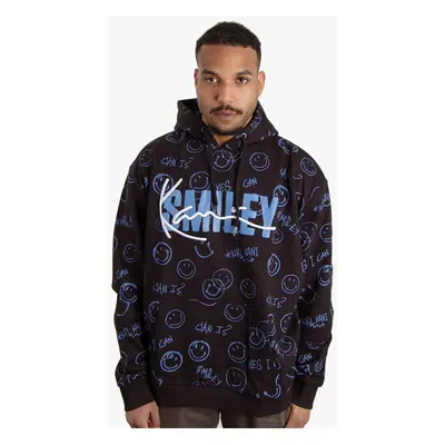 Pulcsi Karl Kani Signature Smiley Hoodie Black