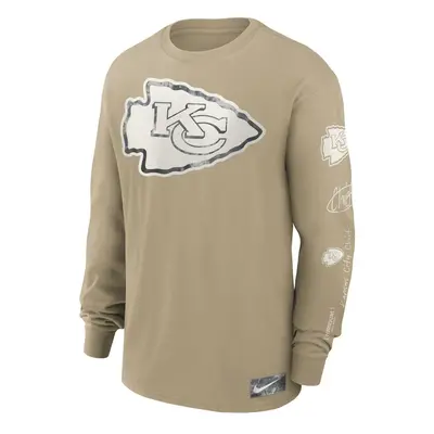 Nike NFL Kansas City Chiefs Nike Long Sleeve Max 90 T-Shirt tan