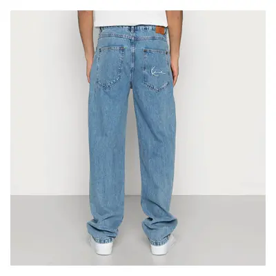 Nadrág Karl Kani Small Signature Baggy Five Pocket Deni rinse blue