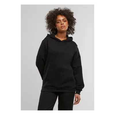 Urban Classics Ladies Organic Loose Brushed Fleece Hoody black