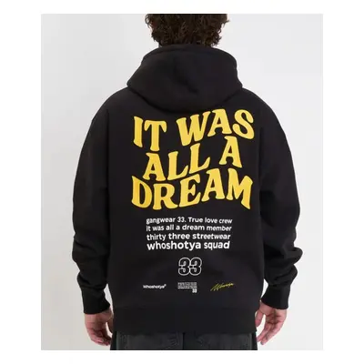 Whoshotya Dreamerz Heavy Oversize Hoodie Black