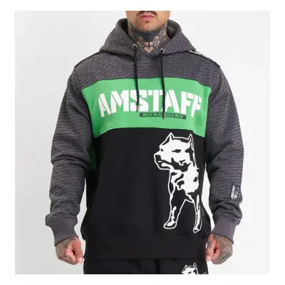 Amstaff Masho Hoodie Black Grey Green