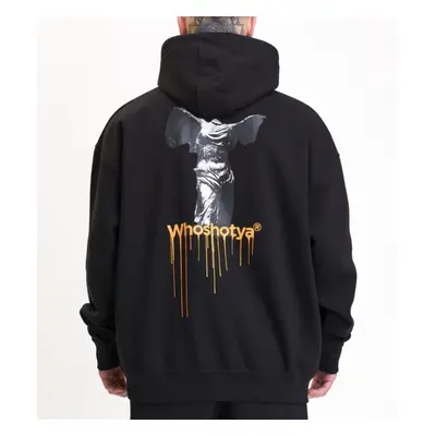 Whoshotya Headless Oversized Hoodie Black