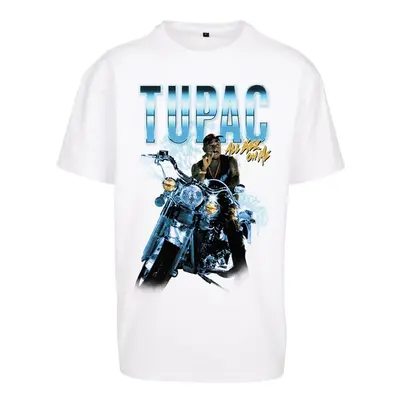 Mr. Tee Tupac All Eyez On Me Anniversary Oversize Tee white