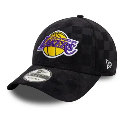 sapka New Era 9FORTY NBA Tonal Check LA Lakers Black