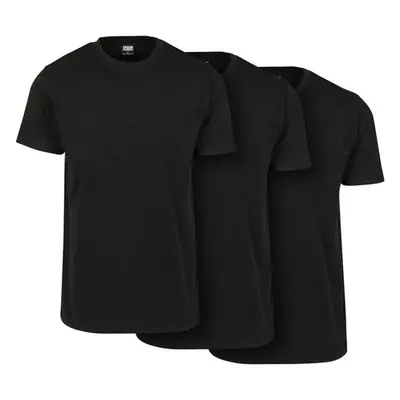 Urban Classics Basic Tee 3-Pack black/black/black