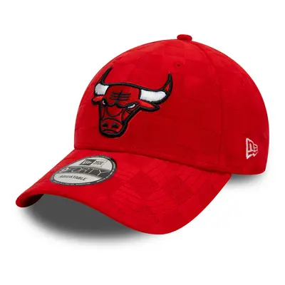 sapka New Era 9FORTY NBA Tonal Check Chicago Bulls Scarlet