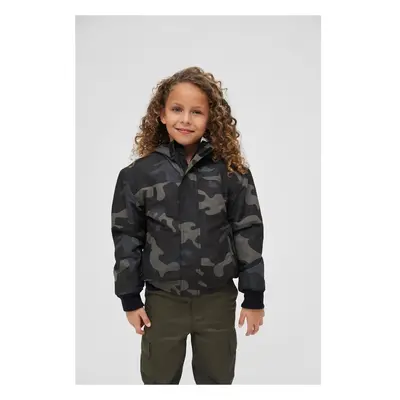 Brandit Kids Windbreaker Frontzip darkcamo