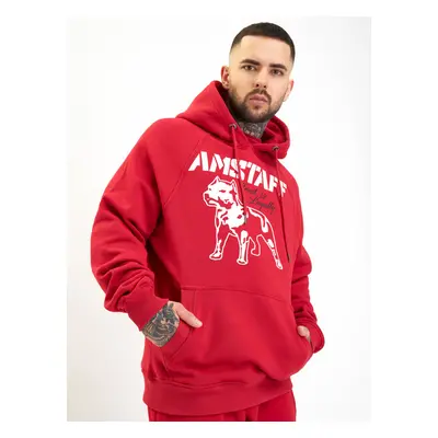 Amstaff Logo 2.0 Hoodie Red