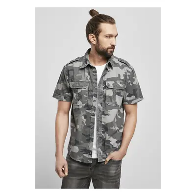 Brandit Vintage Shirt shortsleeve grey camo