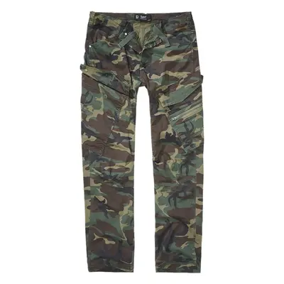 Brandit Adven Slim Fit Cargo Pants woodland