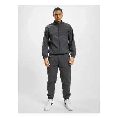 DEF Elastic plain track suit grey