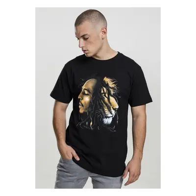 Mr. Tee Bob Marley Lion Face Tee black