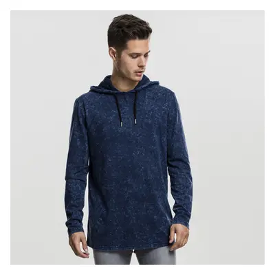 Férfi pulóver Urban Classics Random Wash Hoody indigo