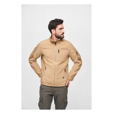 Brandit Fleecejacket Ripstop camel