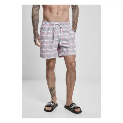 Urban Classics Pattern Swim Shorts flamingo aop