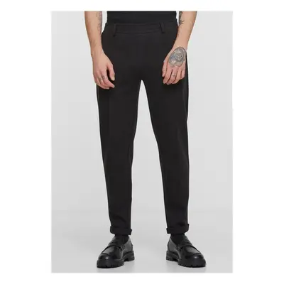 Urban Classics Cropped Interlock Jogg Chino black