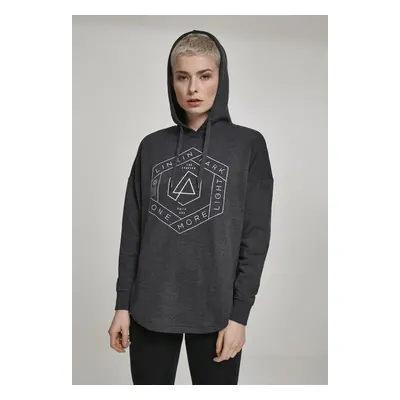 Mr. Tee Ladies Linkin Park OML Oversize Hoody charcoal