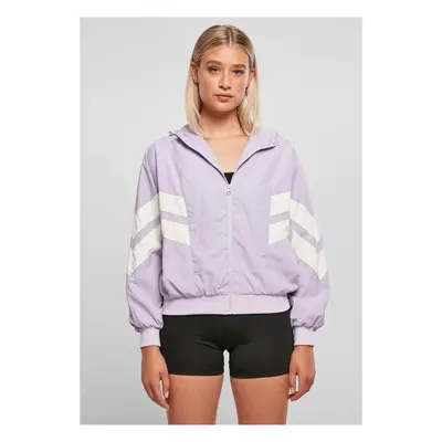 Urban Classics Ladies Crinkle Batwing Jacket lilac/whitesand