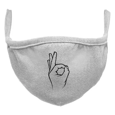 Mr. Tee Easy Face Mask heather grey