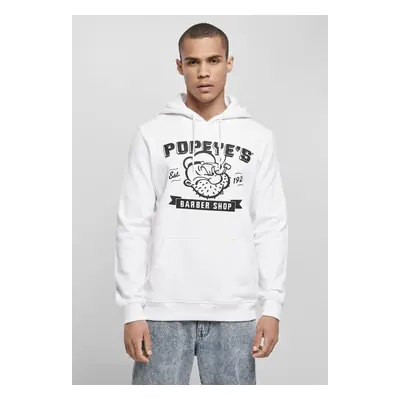 Mr. Tee Popeye Barber Shop Hoody white