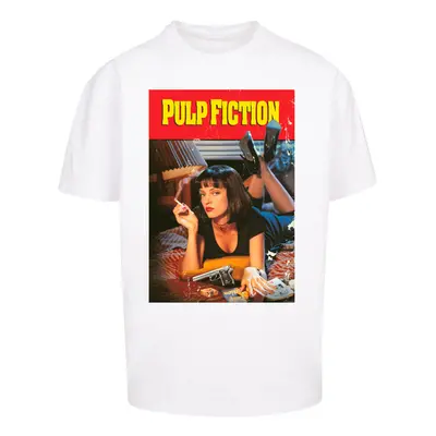 Mr. Tee Pulp Fiction Poster Oversize Tee white