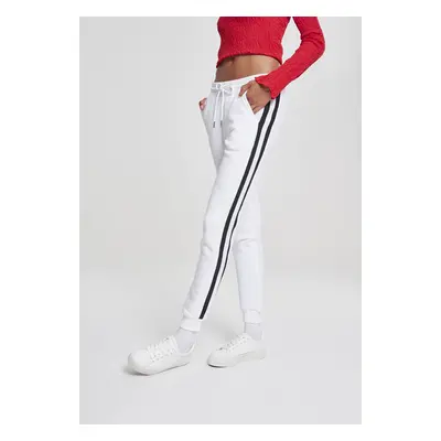 Urban Classics Ladies College Contrast Sweatpants white/black/white